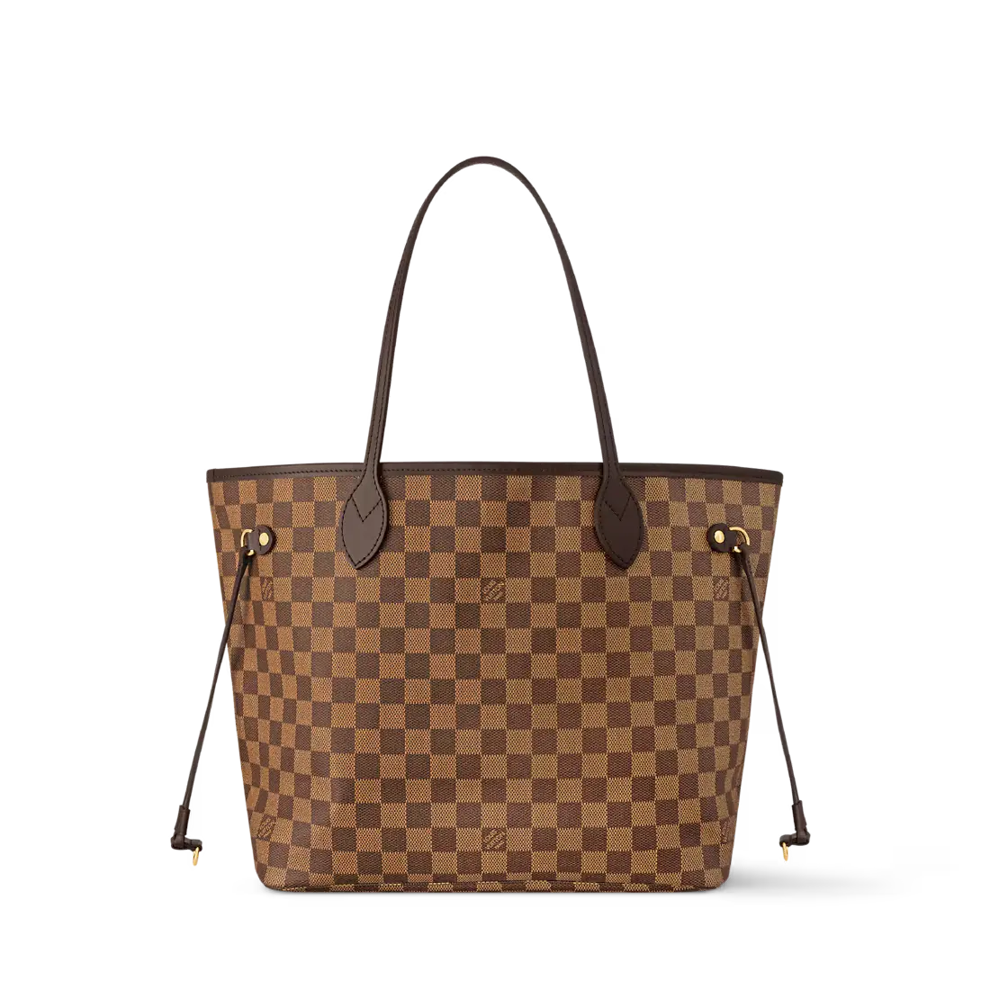 Lv Damier Neverfull Pink Interior Tote Bag