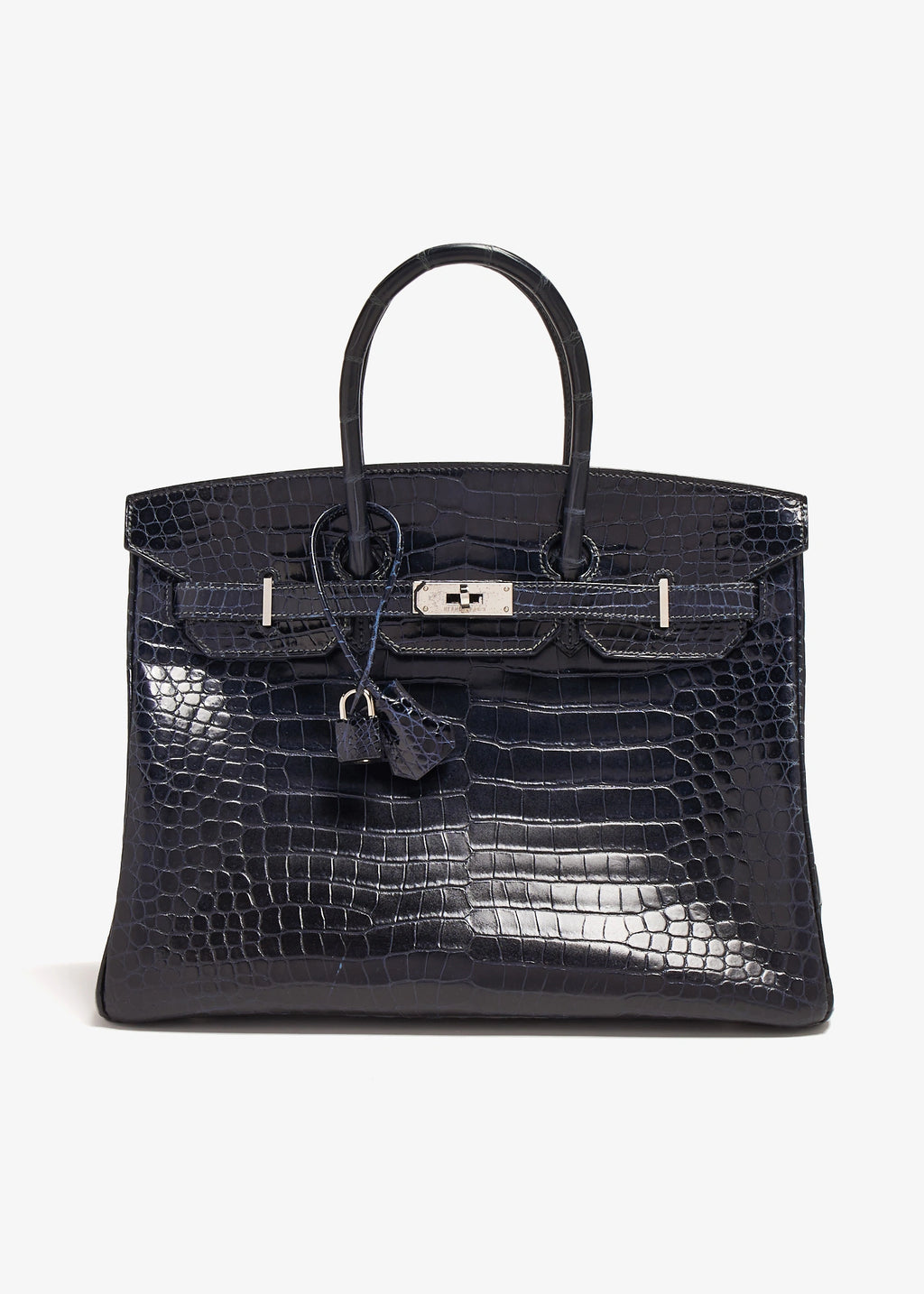 HÉR Birkin Crocodile-Embossed Handbag